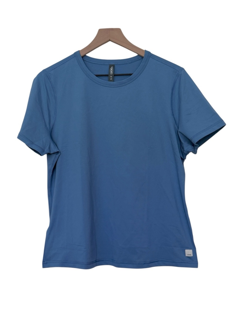 NWT Vuori Lux Performance Tee French Blue Short Sleeve Size XL